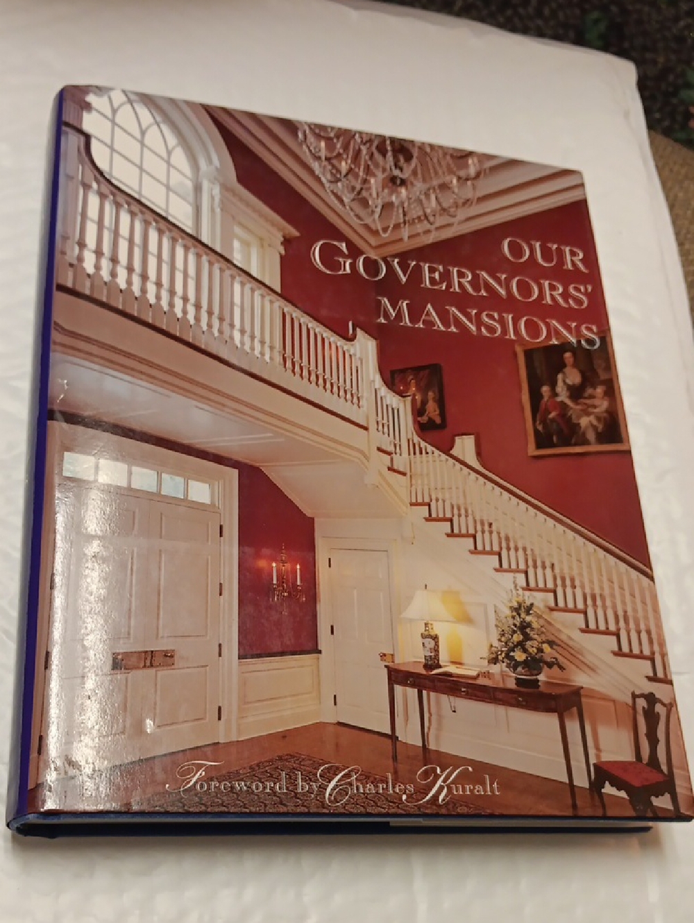 Our Governors' Mansions Hardcover Book - Red and Cream Cover